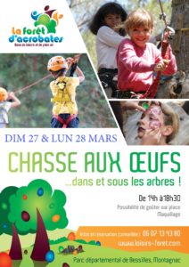 La chasse aux œufs de la Forêt d'Acrobates