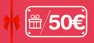 Carte cadeau prépayée 50 euros