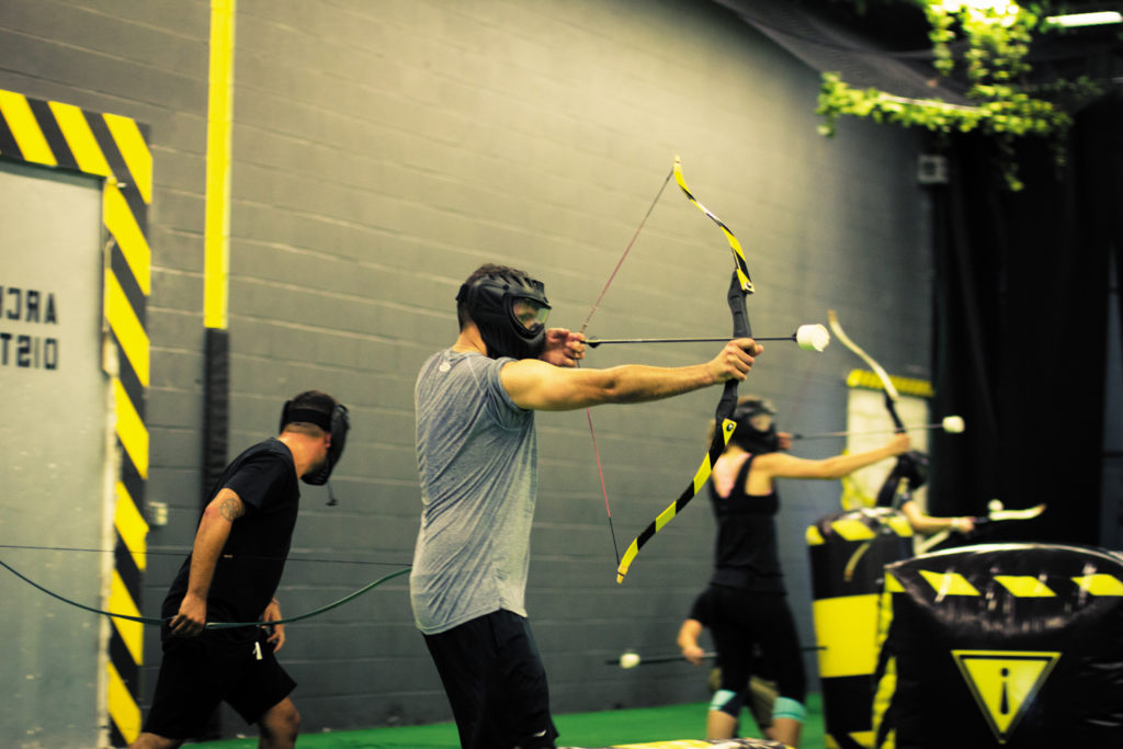 tir à l'arc en équipes archery tag